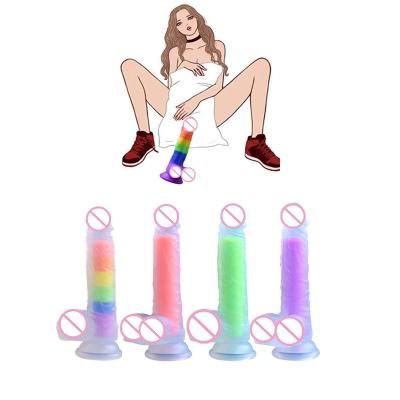 China Realistic Dildos For Women Crystal Strong Suction Cup Different Thumb Realistic Dildos For Women for sale