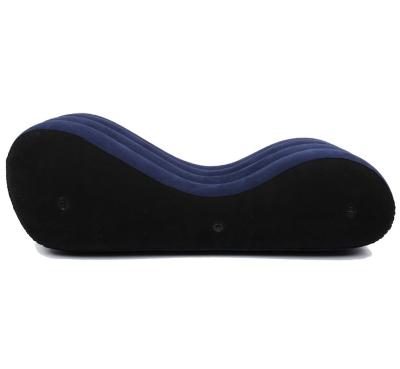 China Easy to clean and carry pink inflatable sex furniture portable air sleep pillow with bed sex toys wom positions love sofa for sale