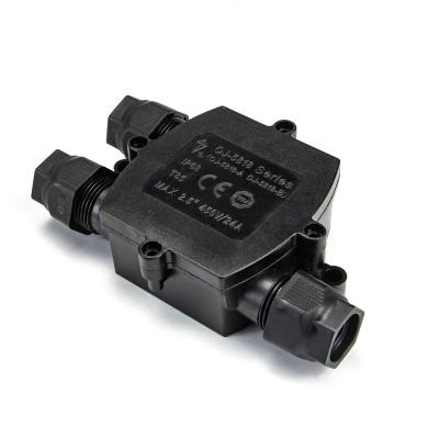 China Outdoor Lighting and Appliances IP68 1 in 2 Outdoor Lighting Junction Box 24A Waterproof Fireproof Junction Box for sale