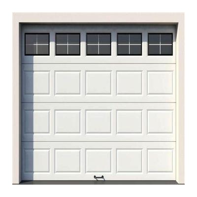 China Modern Low Price Residential Garage Steel Overhead Sectional Door With Accessories for sale