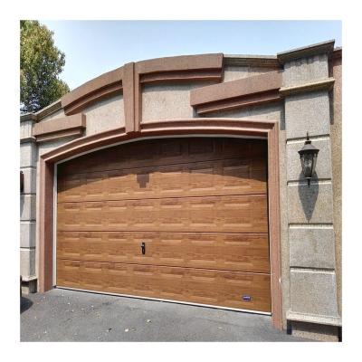 China Sound Insulation Insulated Remote Control Overhead Sectional Garage Door With All Accessories for sale