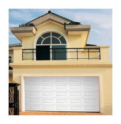 China Durable White And Space-efficient Windproof Up And Over Overhead Sectional Garage Door for sale