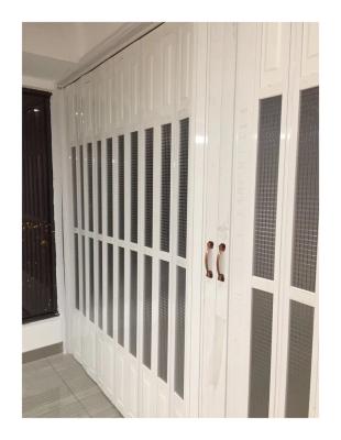 China Factory Outlet PVC Folding Door Waterproof Commercial Room Dividers Design Folding Door for sale