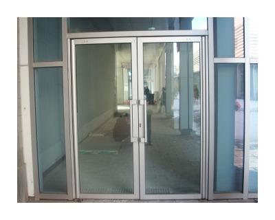 China sound insulation top glass storefront commercial building door by china supplier for sale