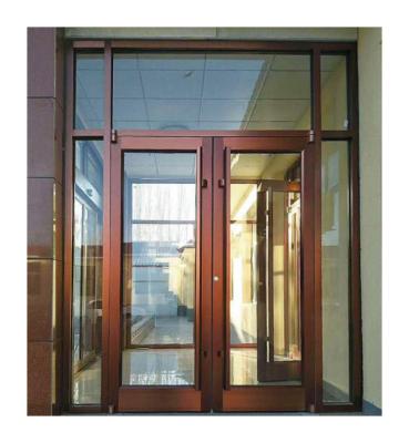 China Sound Insulation Environmental Protection Heat Insulation Tempered Glass KFC Doors for sale