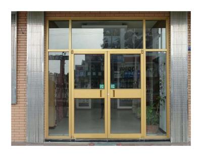 China Post Office Electric Glass Sliding Door High Grade Sound Insulation Bank Strong Windproof for sale