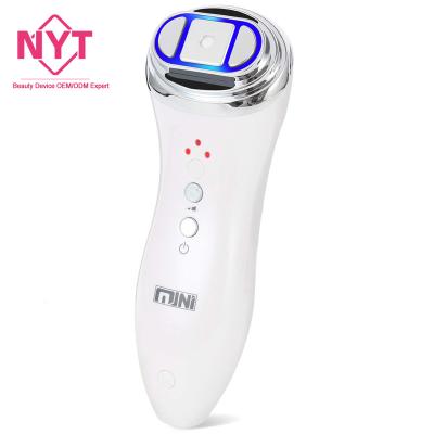 China High Intensity Anti Puffiness Home Use Portable Handheld Pro Facial Rejuvenation Mini Hifu Ultrasonic Beauty Device Anti Aging Face Lift for sale