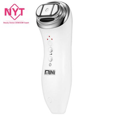 China Skin Tightening Beauty Wrnkle Portable Anti Aging Skin Lifting Tightening For Facial Lifting Ultrasonic Vibration Mini Facial Hifu Eye Massager for sale