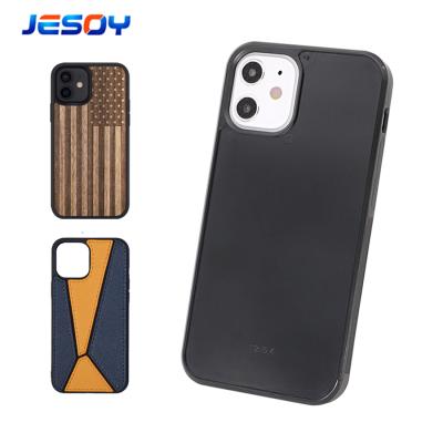 China JESOY Shockproof Mobile Accessories Black Carbon Fiber For iPhone 5 5s 6 Mobile Back Cover Case for sale