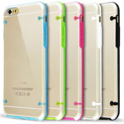 China JESOY Colorful/Fashionable Colorful/Fashionable JESOY TPU LED Mobile Phone Transparent Clear Flash Light Soft Case For iPhone 6 7 8 X for sale