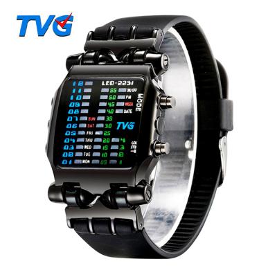 중국 Hot Selling TVG 2231 Date Automatic Quartz Men's Watch Silicon Wrist Watch Men's Resistant Silicon Wrist Watch Create Your Own Brand 판매용