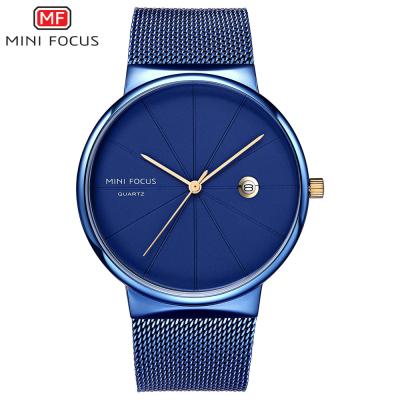 China MINI FOCUS MF0176G Automatic Date Quartz Watches Water Resistant Fashion Casual Automatic Men's Watch for sale