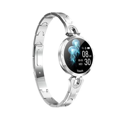 Cina New Fashion Automatic Women's Date AK15 Waterproof Sports Smartwatch For Women Ladies Moon phase Ak15 smartwatch in vendita