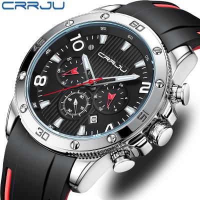 China CRRJU 2295 New Arrival Water Resistant Quartz Watch For Men Women High Quality Waterproof Wrist Watch zu verkaufen