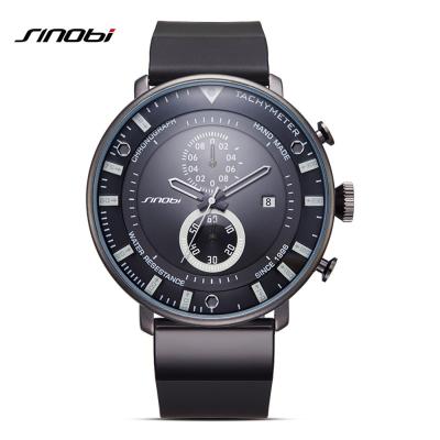 중국 SINOBI 9689 Automatic Date Men Quartz Movement Automatic Date Waterproof Wrist Watch 판매용