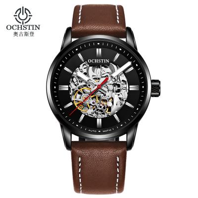 Китай OCHSTIN 62001B Brand Automatic Mechanical Analog Mens Leather Watches продается