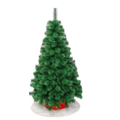 China PVC/PE/PET Factory Customized 1-16ft Christmas Decorations Metal Feet Easy Install Green Artificial Christmas Tree for sale