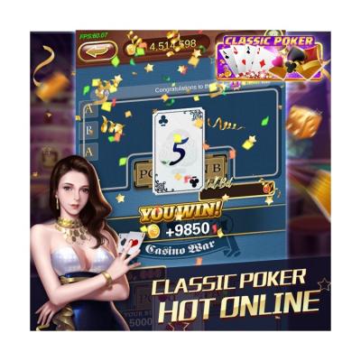 China 2022 New Product Casino Games Room Mobile Mini Intelligent Game Software CLASSIC POKER for sale