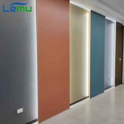 China Gym Interior Decoration Slat Interiored Nano PVC Wall Panel with Fluted Design Style for sale