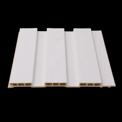 China Classic WPC Laminated Fluted Flat Wall Solid Panel for Indoor Interior Decoration for sale