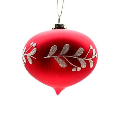 China Custom Logo Glass Tree Home Table Decoration Christmas Balls from China Glass Supplier for sale