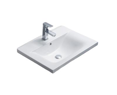 China Matte White Ceramic Bathroom Vanity Sink High Tempreture 1st Firing Times UK Bathroom Vanity Sink Gloss Gloss PATE Sanitary Ware Manufacturer for sale