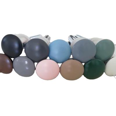 China High Tempreture Ceramic 1st Times Firing Glaze Patty Matte Color Pop Up Cover Cooper Drainer For Bathroom Sink for sale