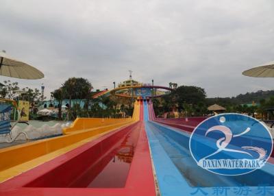 China Mehrspuriger laufender Sildes-Wasser-Park schiebt Wasser-Vergnügungspark-Gebrauch zu verkaufen