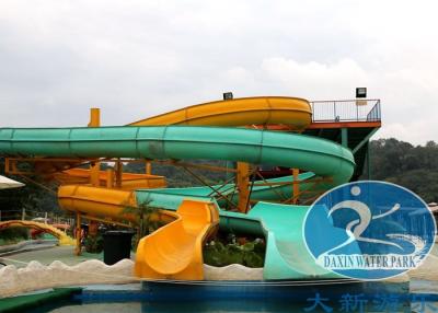 China Gewundener gerader offener Hauptwasserrutsche-Aqua-Park-Gebrauchs-Durchmesser 1,44 Meter zu verkaufen