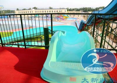 China Enormes Fiberglas-Aqua-erwachsenes Wasserrutsche-Sport-weiße Rosen-Gelb zu verkaufen