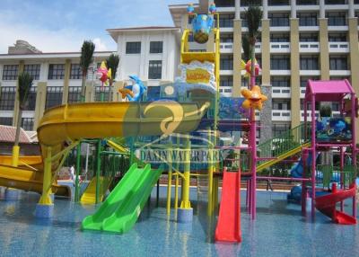 China Small Water Park Project Middle Interacter Water House Aqua Play Equipment for sale