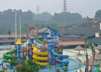 China Innen-/großer Aqua-Spielplatz im Freien mit Eimer-Wasser-Spielplatzgeräten zu verkaufen