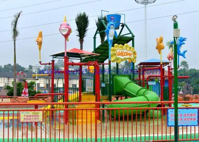 China Water Attractions Children Aqua Playground 620 Square Meters For Small Children Pool for sale