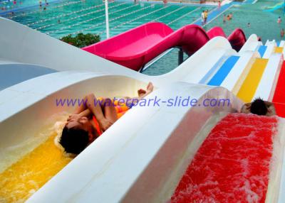 China Amusement Park Custom Multi Slide / Multi Lane Rainbow Water Slide For Adults for sale