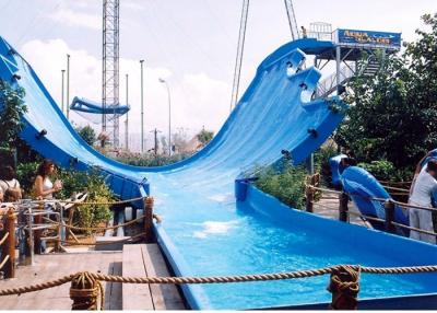 China Huge Water Park Equipment Fiberglass Water Slides Super Waving Slide Custom Made for sale