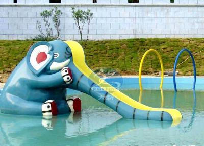 China Small Pool Playground Kids Water Slides Backyard Elephant Water Slide for sale