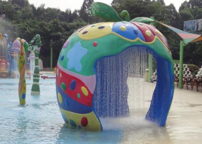 China Awesome Commercial Water Park Equipment Small Apple Shape Water House for sale