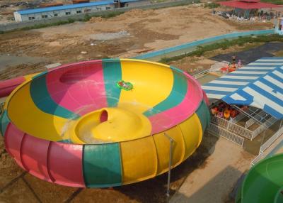 China Fiberglass Pool Slide Space Bowl Water Slide Water Park Equipment for 2 Person for sale