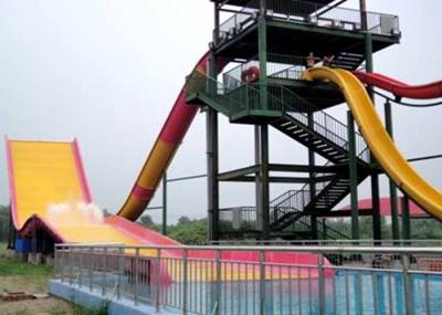 China Erwachsene Wasserrutsche in Vergnügungspark-Wasserrutschen mit dem 2 Personen-Floss zu verkaufen