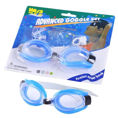 China High Quality Unisex Swim Goggles With Nose Ear Plugs And Clip Kit Swim Goggles for sale