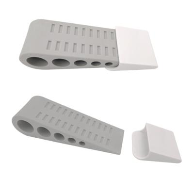 China Hot Selling Modern Gray Silicone Wedge Door Stopper Rubber Door Stopper for sale