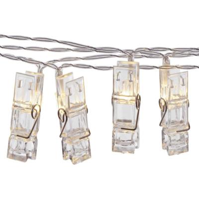 China Curtain Light Photo String Lights LED Wedding Party Christmas Home Decor Lights for Hanging Cards and Photos Artwork for sale