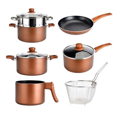 China Sustainable Customizable Sustainable Bakeware Liner Cooker Cooking Pot Set Stainless Steel Cookware for sale