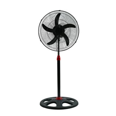 China Yes 18 Inch South Africa Market Metal Pedestal Blade Grill Multi-colored Holes Oscillating Base Fan For Room for sale