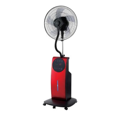 China 16 Inch Humidifier Ultrasonic Air Spray Water Mist Fan Indoor Mist Fan Factory Manager for sale