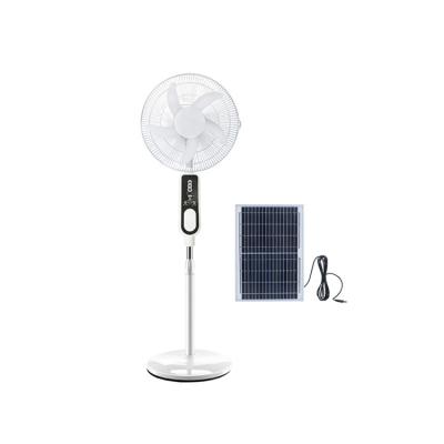 China Fold Yes PortableOutdoor s Energy Panel Brushless DC With Solar Rechargeable Lithium Iron Phosphate Battery Fan for sale