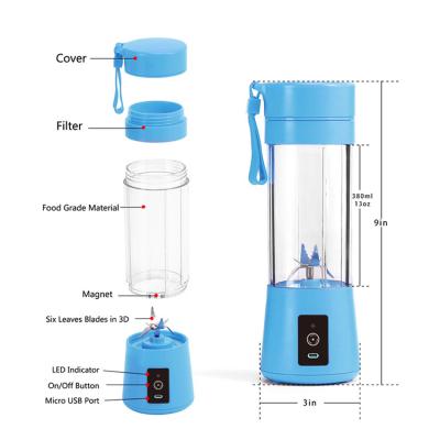 China Ice Crushing Radio Usb Blender Factory Price Portable Blender Cup for sale