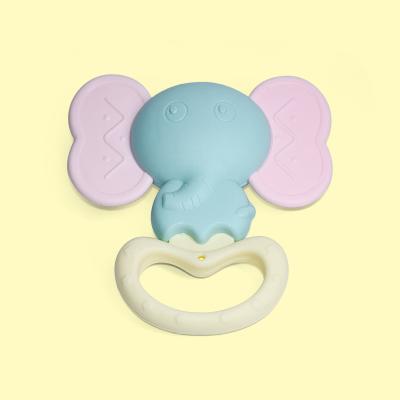 China Legenday New Design Antibacterial Food Grade Silicone Baby Teether Bpa Free Animals Shape Chewing Teether for sale