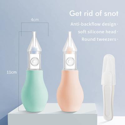 China Hot Sale 2021 Bpa Babycomfy Safety Aspirator Eco-friendly Silicone Free Soft Baby Nasal Aspirator for sale