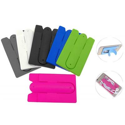 China Latest NATIONAL Design Mobile Phone Credit Card Holder Clip On The Back For Mobile Phone Back Cover for sale